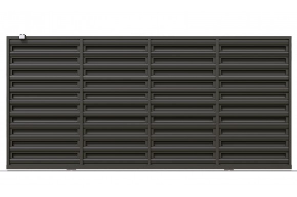 Horizontal Picket Sliding Gates