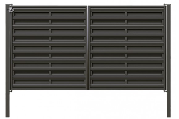 Horizontal Picket Driveway Gate 